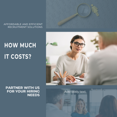 Recruitment agency fees and what affects the price